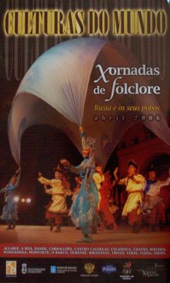 Pulsa aqui para ver la imagen a tama�o completo
 ============== 
Cartel de la exposici�n
Recoge una colecci�n de fotograf�as de diversos a�os de las Jornadas Internacionales de Folclore. Esta exposici�n se podr� ver tambien, en las distintas localidades en donde se celebran estas Jornadas.

