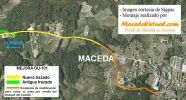 Mejora de la OU-101 a vista de p�jaro y obras